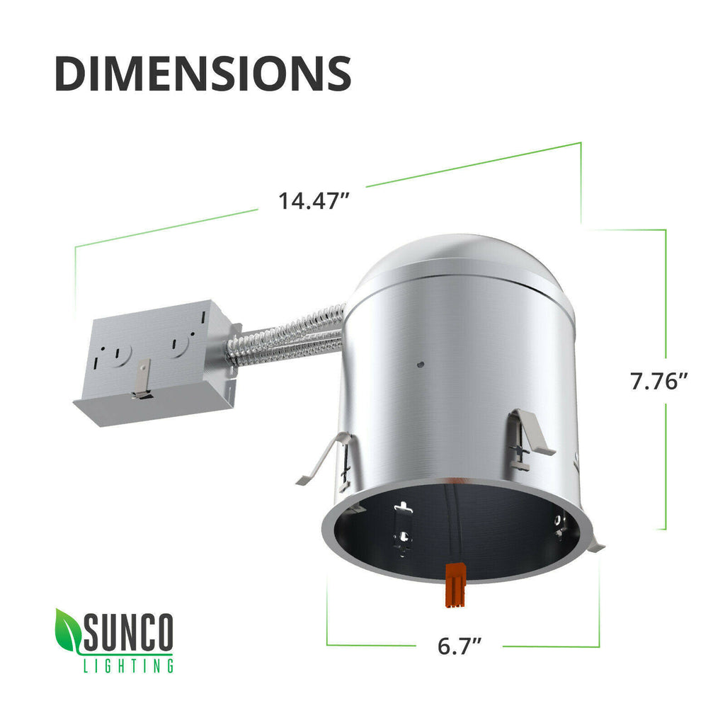 6 Pack 6 inch LED Recessed Lighting B102
