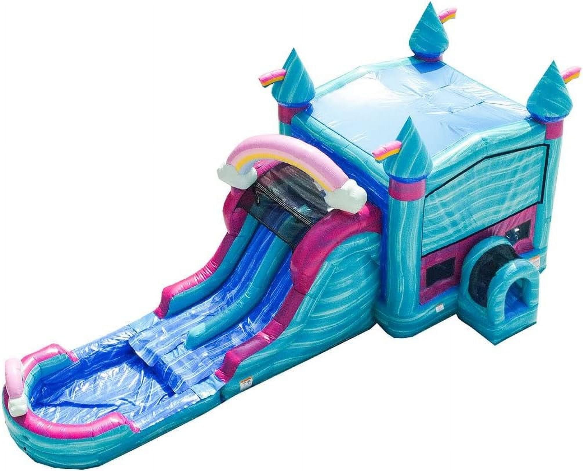 Commercial Grade Bounce House Water Slide with Pool D93516