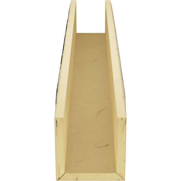 White 3-Sided Faux Wood Ceiling Beam P853