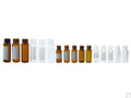 12 x 32 mm 2 ml Amber Borosilicate Glass Screw Thread Vial with 9-425 Neck Finish - Pack of 1000 P728864
