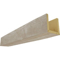 White 3-Sided Faux Wood Ceiling Beam P853