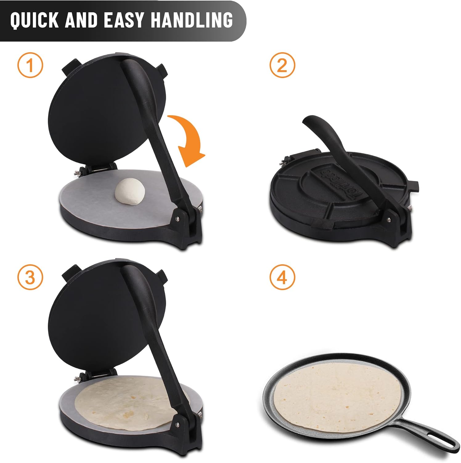 Cast Iron Tortilla Press (10 Inch) X763