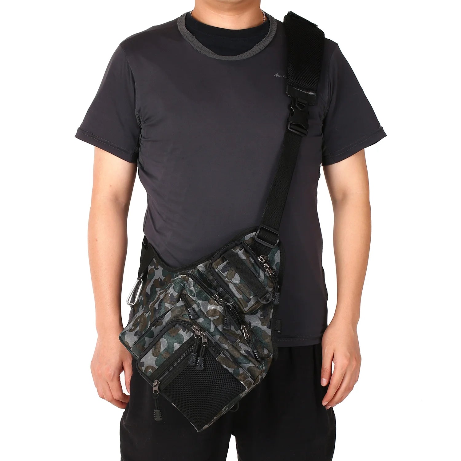 Waterproof Canvas Fishing Tackle Bag V93440
