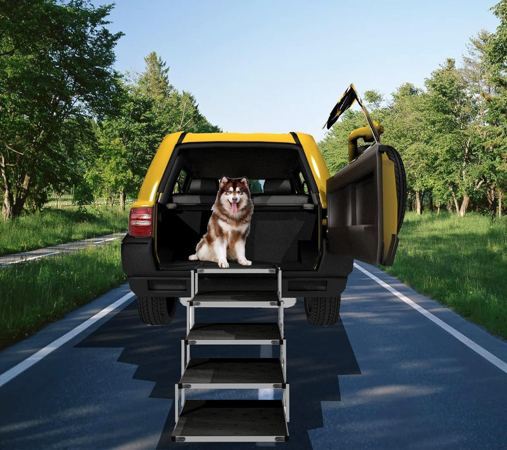 Folding Dog Ramp for Large Dogs with Non-Slip Surface T5950