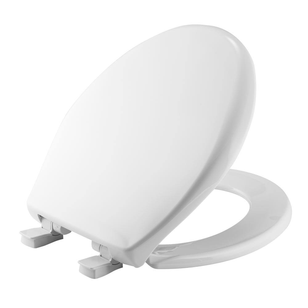 White Plastic Slow Close Toilet Seat Y631512
