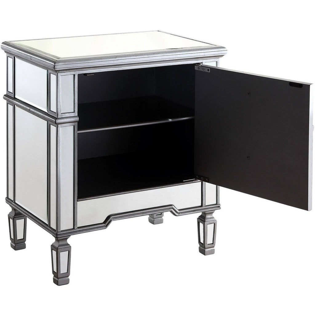 Silver 1 Door Cabinet V37712