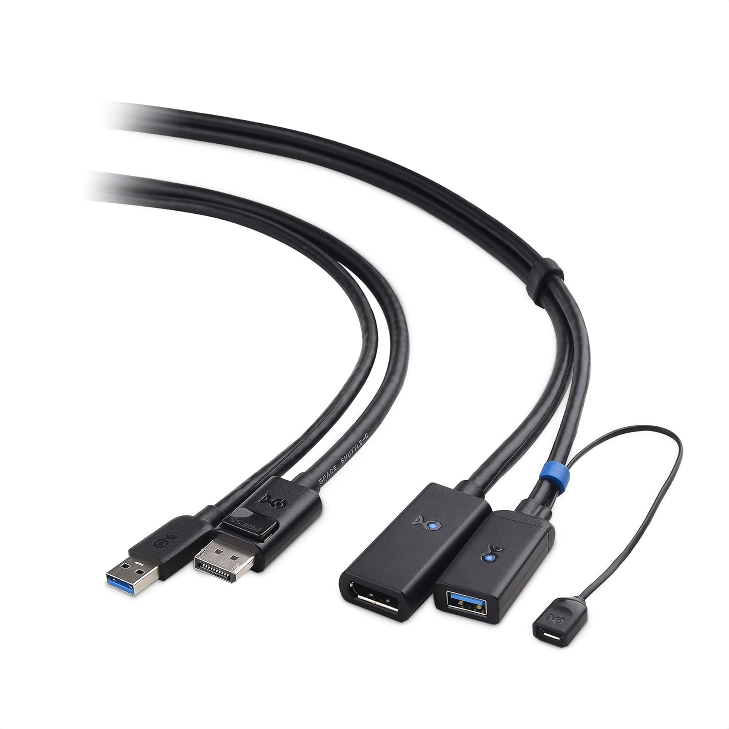 2-in-1 VR Extension Cable in Black – 5m / 16.4 Feet S203179