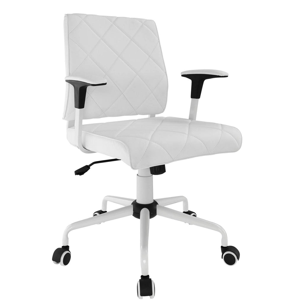 Brown Vinyl Office Chair C2769