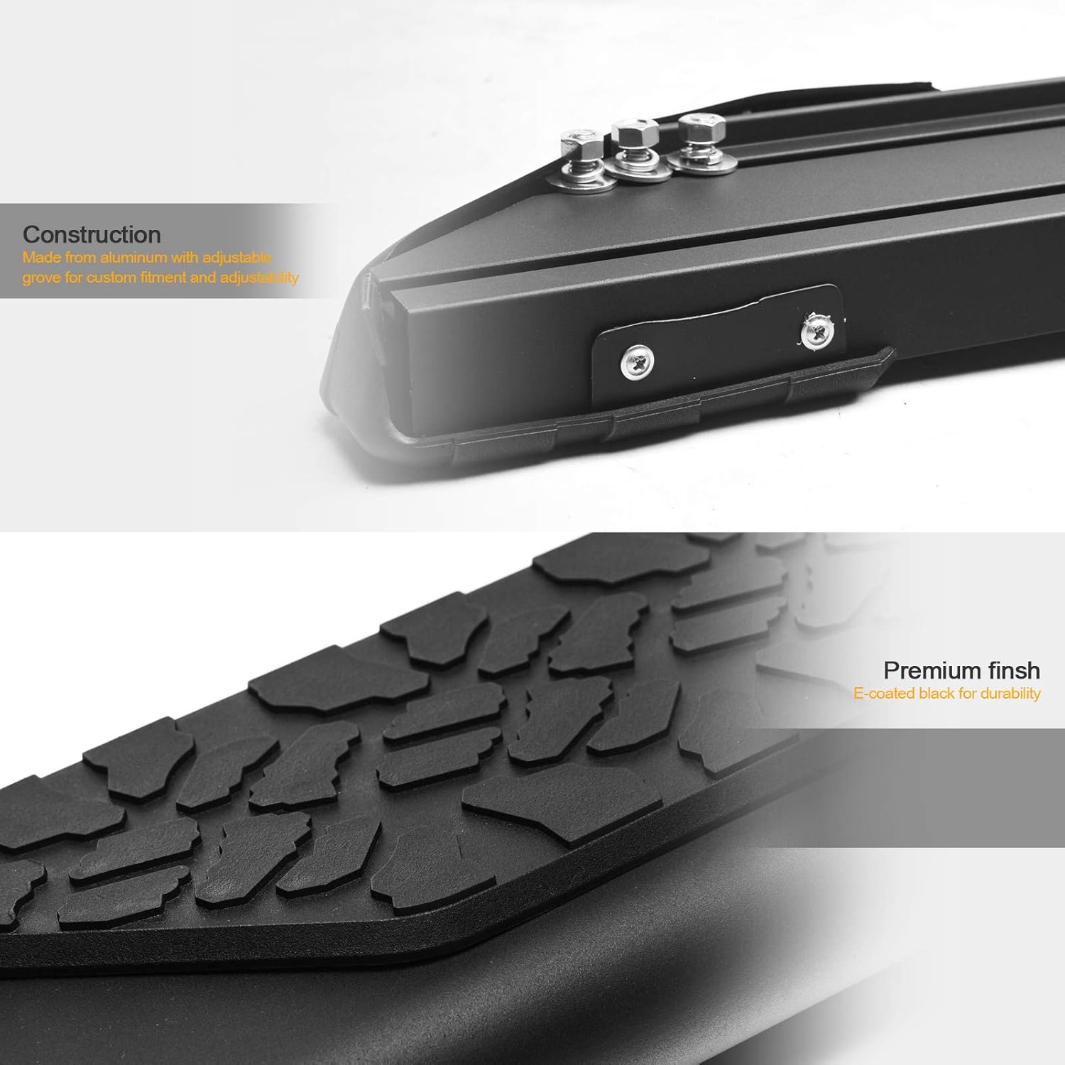 Matte Black Aluminum Running Boards J314543