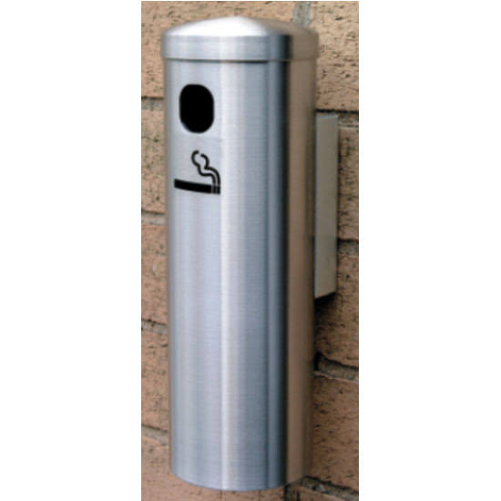 Wall Mount Smoker's Post in Satin Brass A310