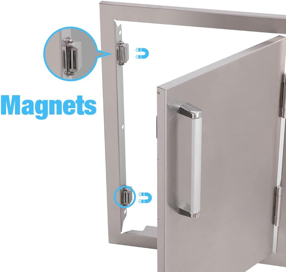304 Stainless Steel Single Gas Grill Door F668