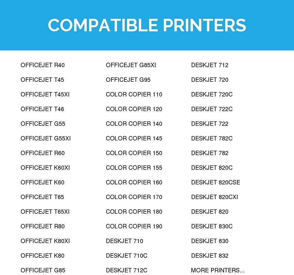 5-Pack Remanufactured Ink Cartridge (3 Black, 2 Color) A8637