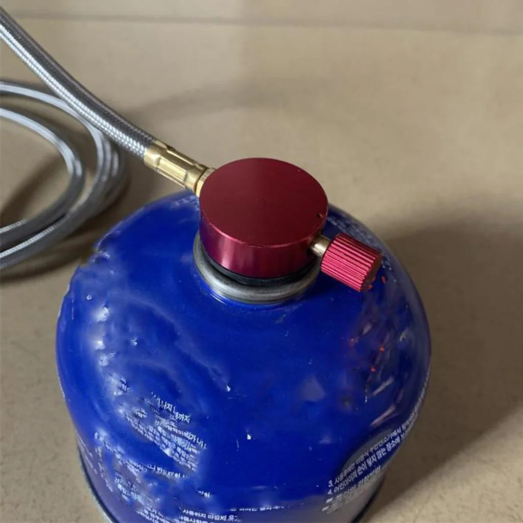 Camping Gas Refill Adapter with Burner Connector Hose B147682