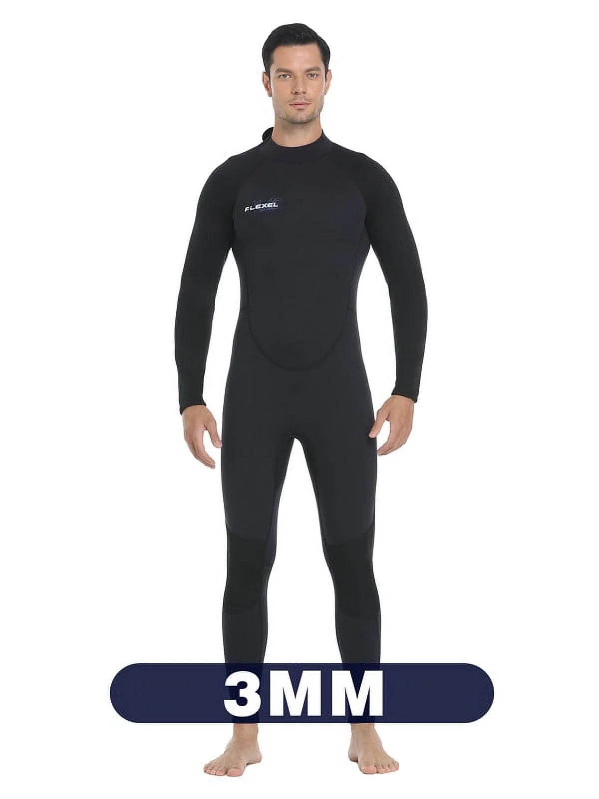3mm Neoprene Back Zipper Full Wetsuit S11865