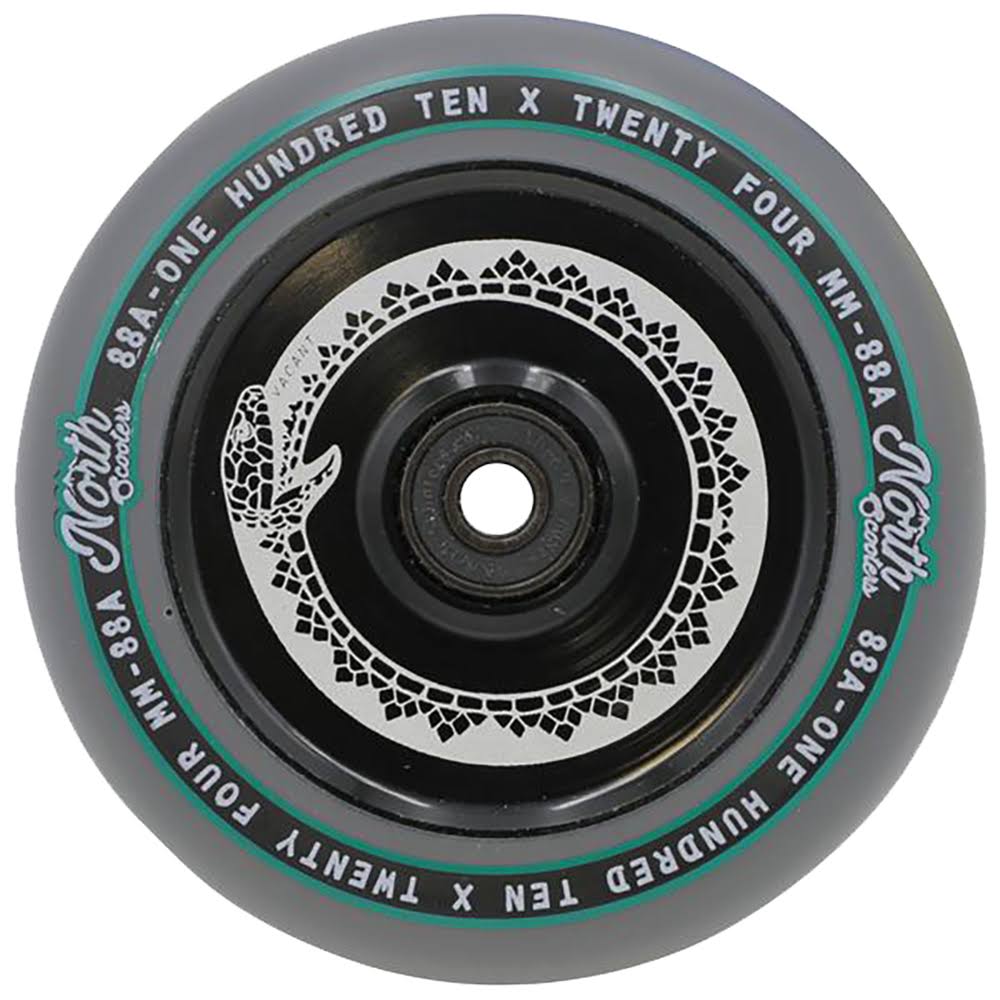 110mm Grey-Matte Black Wheel Q75871