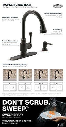 Oil Rubbed Bronze Pull-Down Kitchen Faucet R8926
