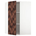 Corner Wall Cabinet with Shelves, White, Left-Handed U134