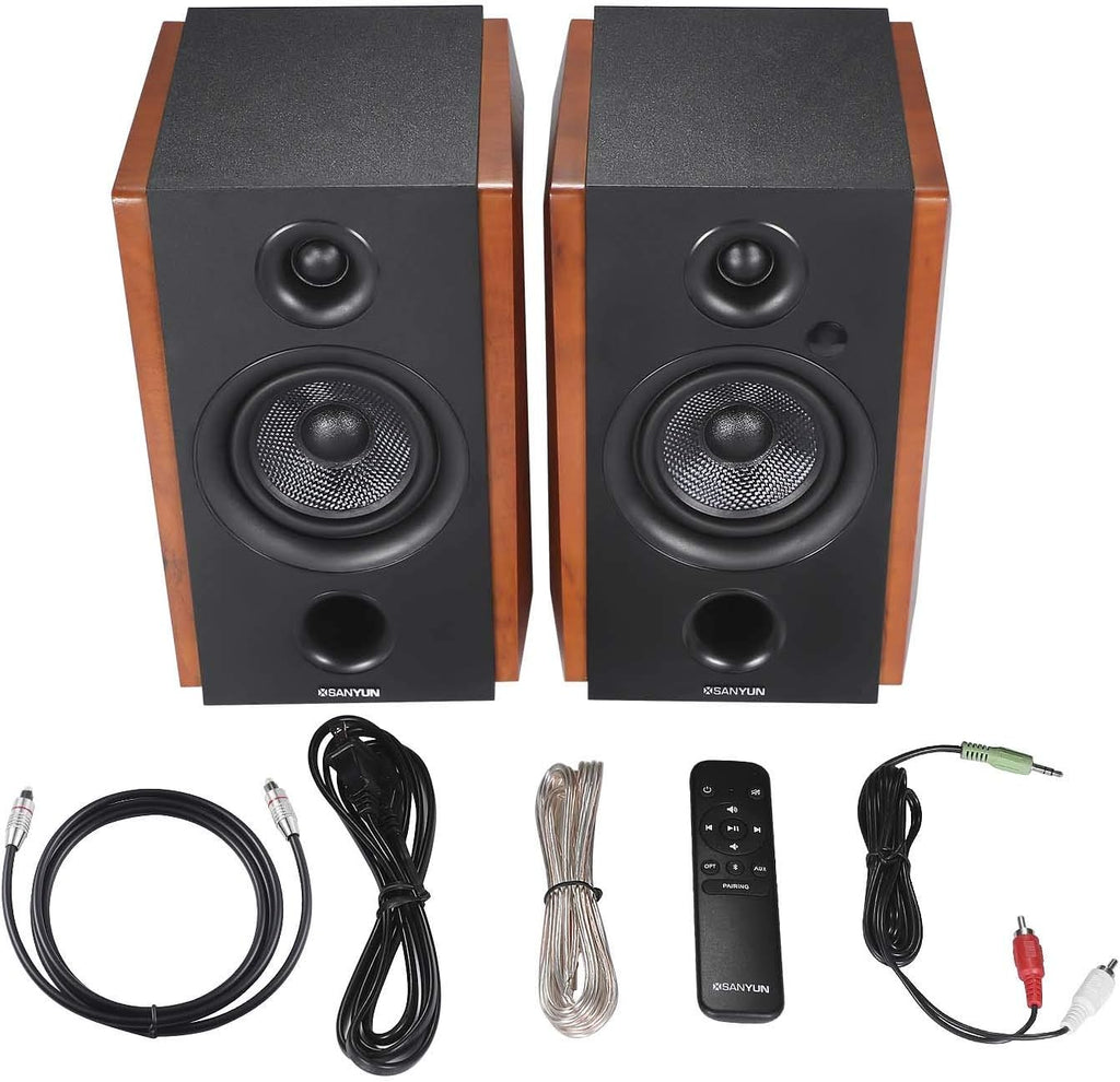 Active Bookshelf Speakers with Carbon Fiber Speaker Unit V859