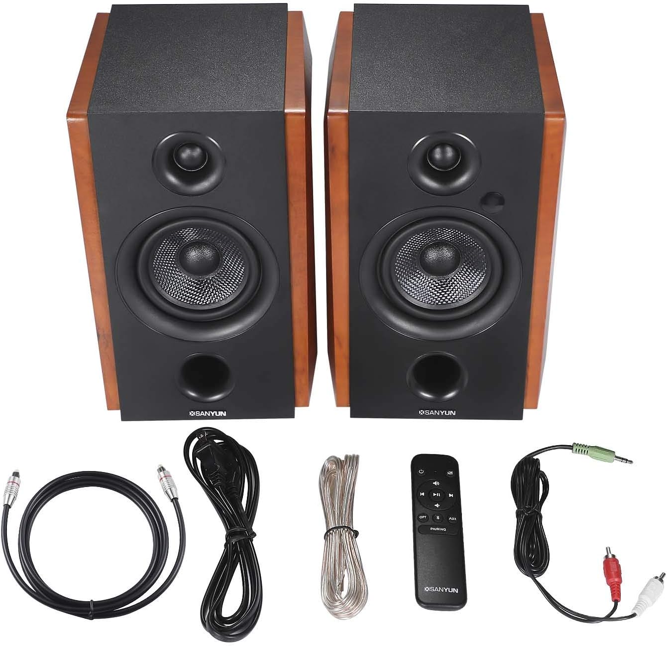 Active Bookshelf Speakers with Carbon Fiber Speaker Unit V859