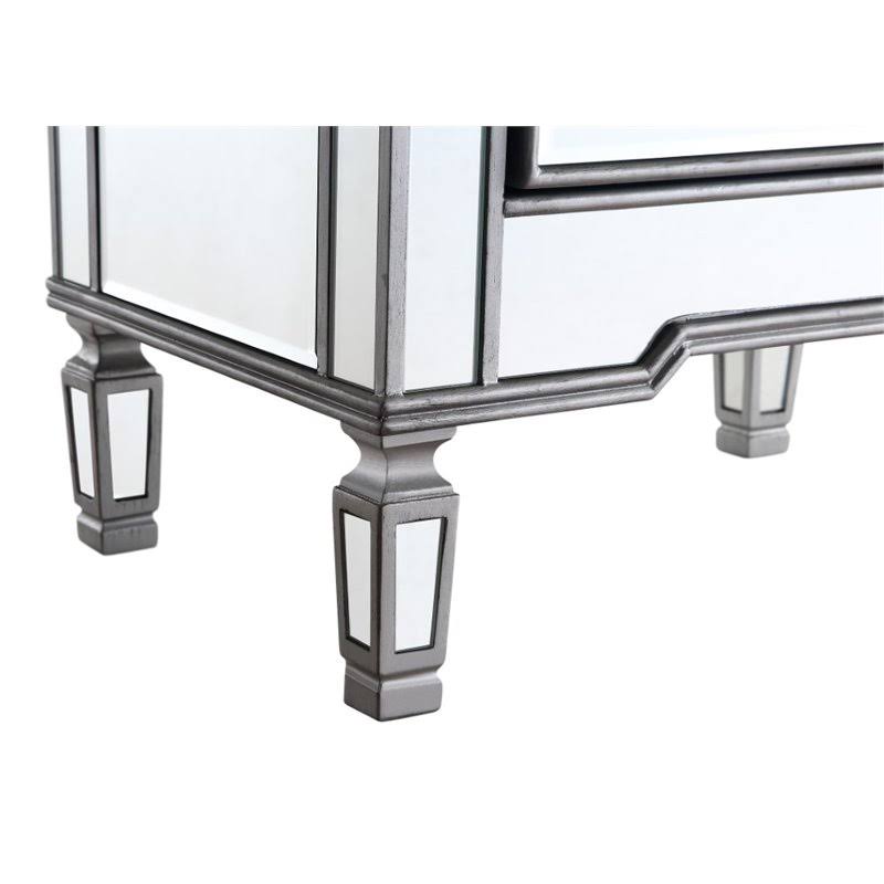 Silver 1 Door Cabinet V37712