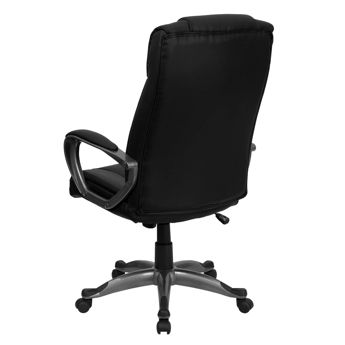 Black LeatherSoft Executive Swivel Office Chair J711