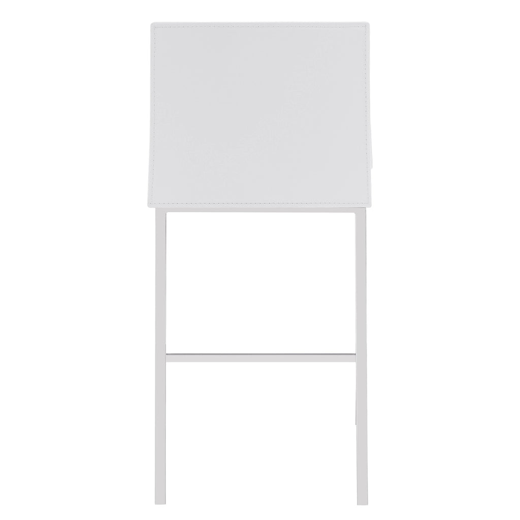 Set of 2 White Counter Stool B746546