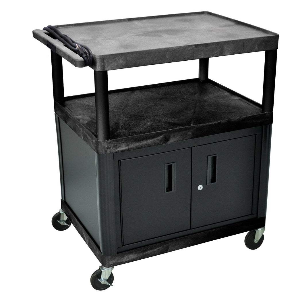 Cart with 3 Shelf Presentation and Cabinet Z447