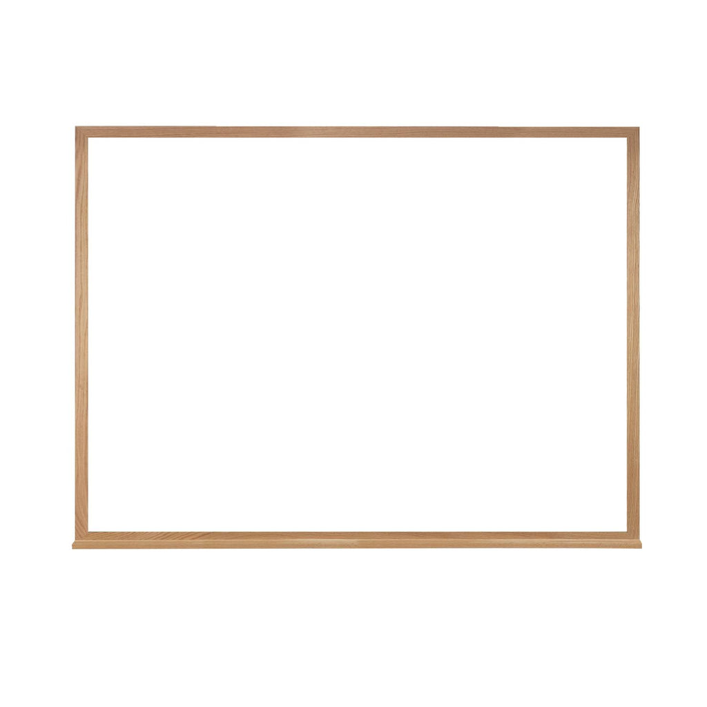 White Acrylate Markerboard 48.5 in. x 60.5 in. Wood Frame Q279073