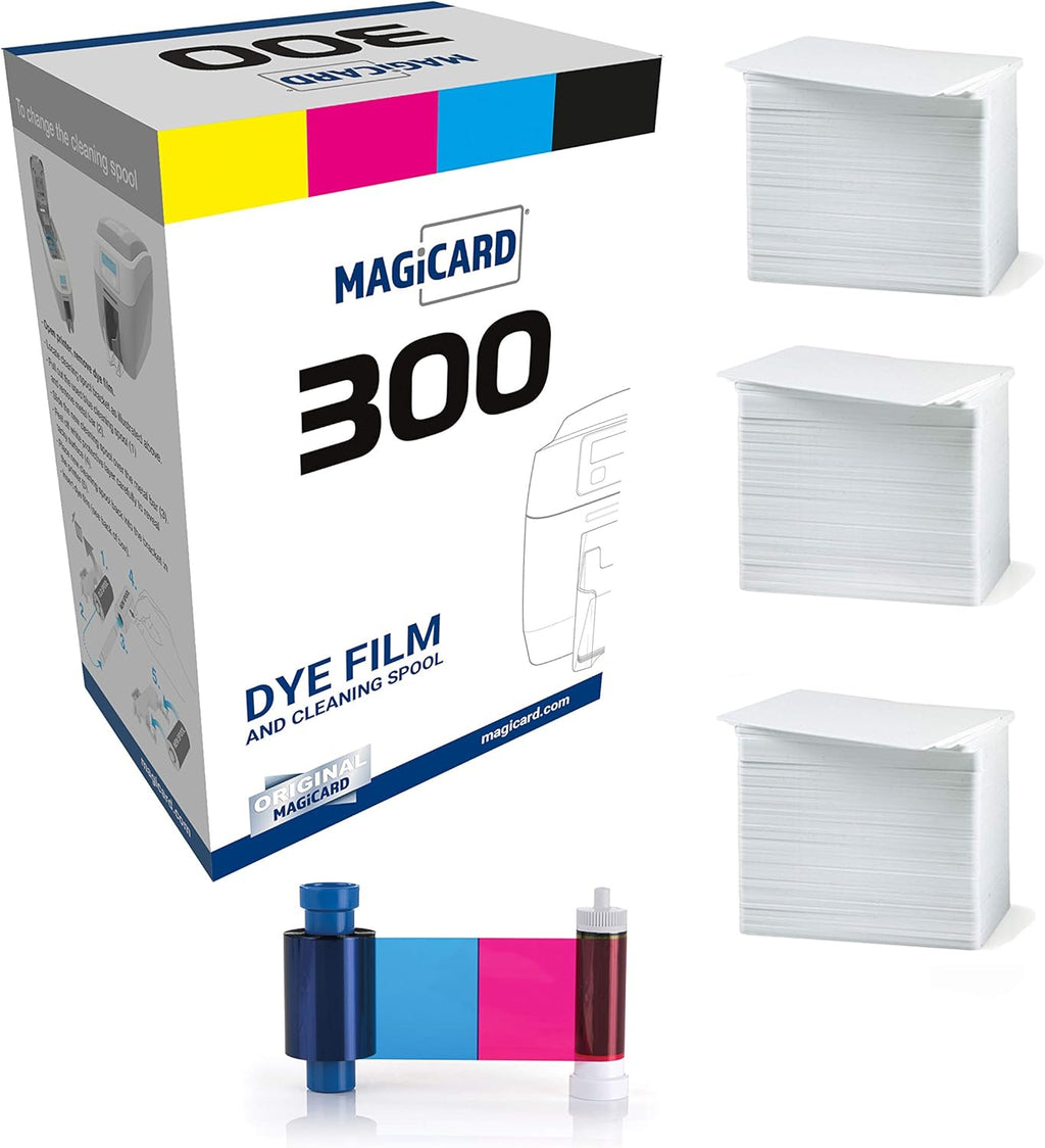250 Prints Color Ribbon for PVC Cards Q366