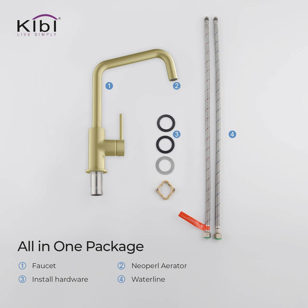 Brushed Nickel Kitchen Bar Prep Sink Faucet O450990