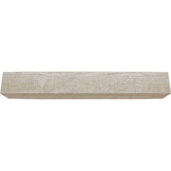 White 3-Sided Faux Wood Ceiling Beam P853