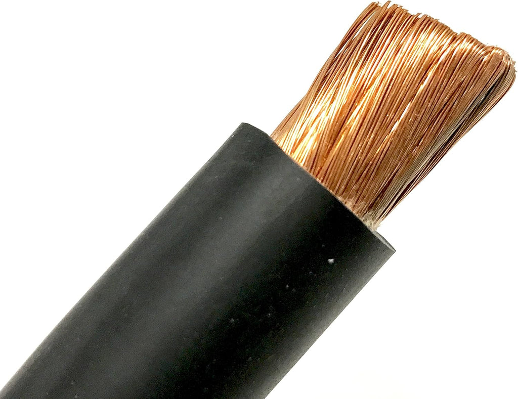 2 AWG Extra Flexible Welding Cable 600 Volt 25 FT GREEN Pack of 2 K810