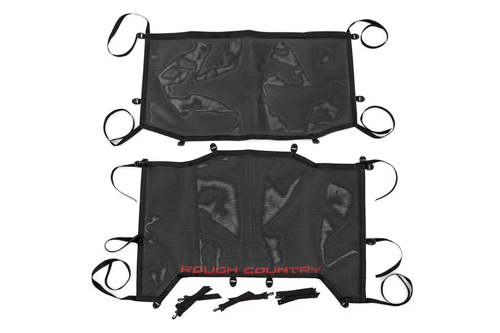Black Mesh Bikini Top for Jeep Wrangler JL 4-Door Z494114