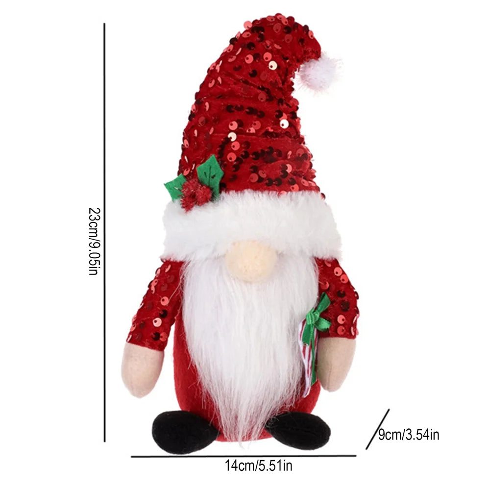 Christmas Dolls Plush Handmade Ornaments J968