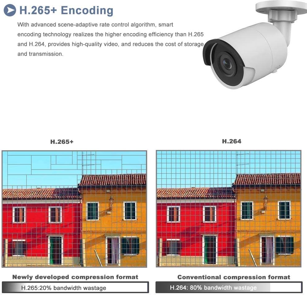 8MP Poe IP Outdoor Security Camera with EXIR Night Vision Q8968