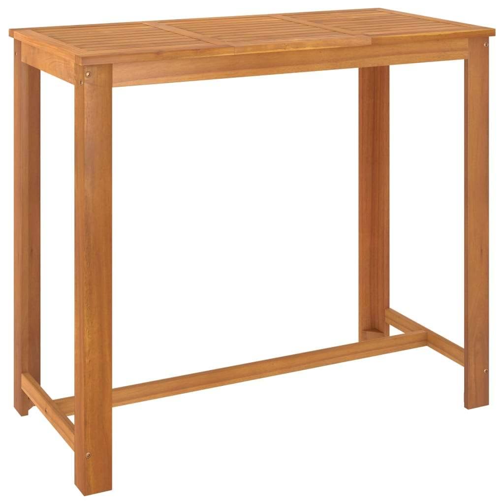 5 Piece Bar Set Solid Acacia Wood Q2954
