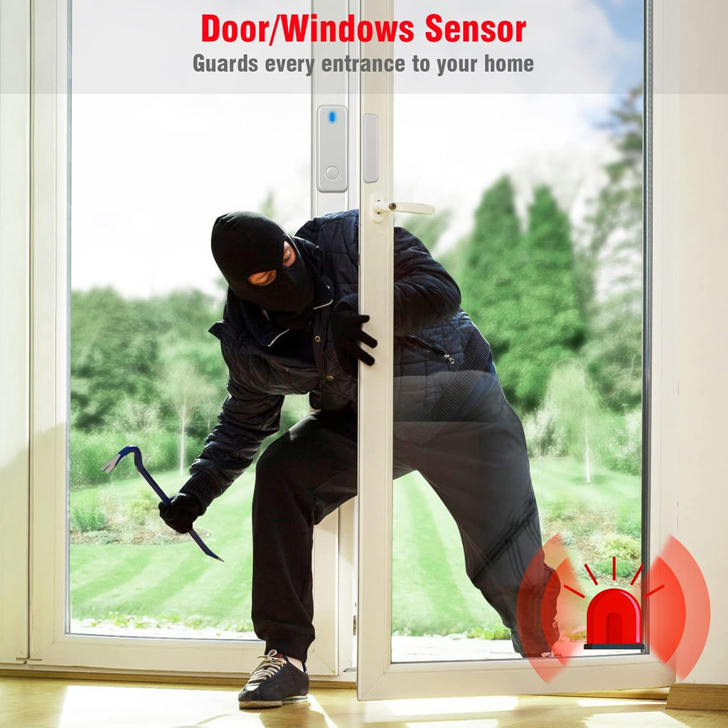 Wireless 9-Piece Home Security System with WiFi Z651335