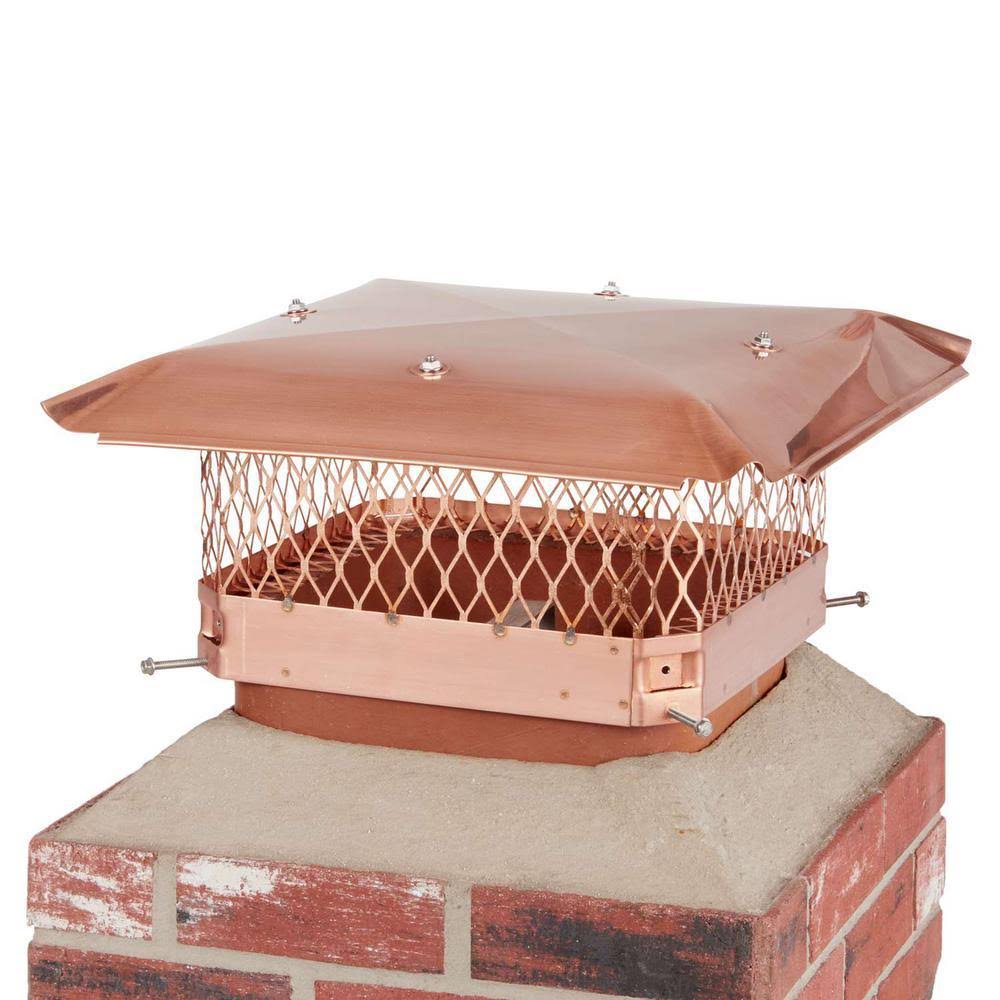 Copper Single Flue Chimney Cap Y8298