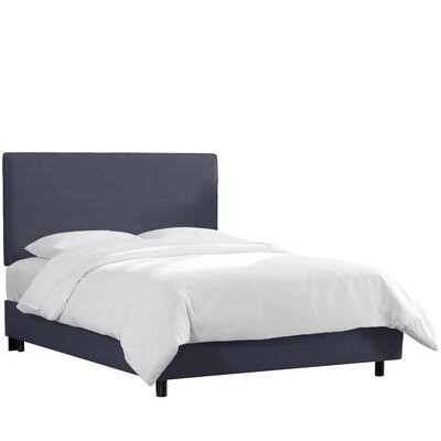 King Duck Navy Upholstered Bed H512311