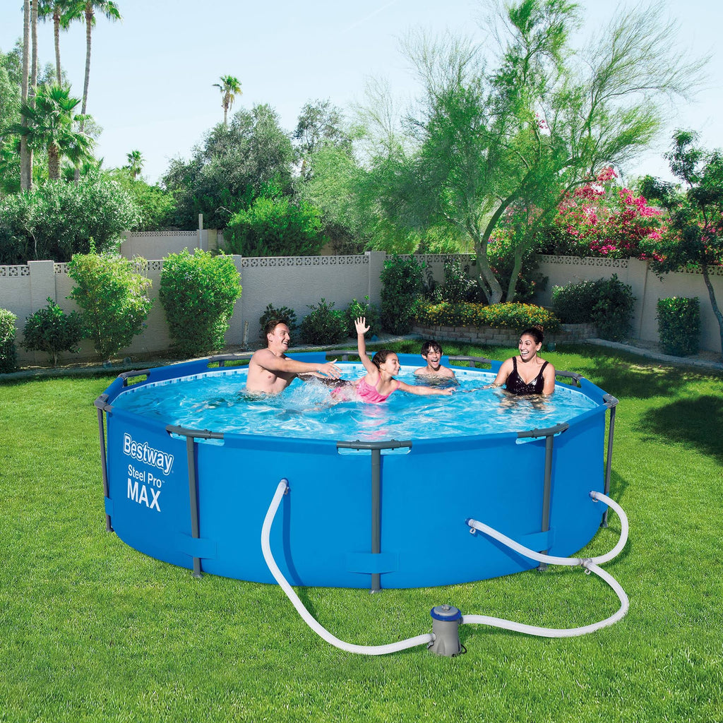 10 x 30x22 Steel Pro Frame Round Above Ground Swimming Pool Set M1708
