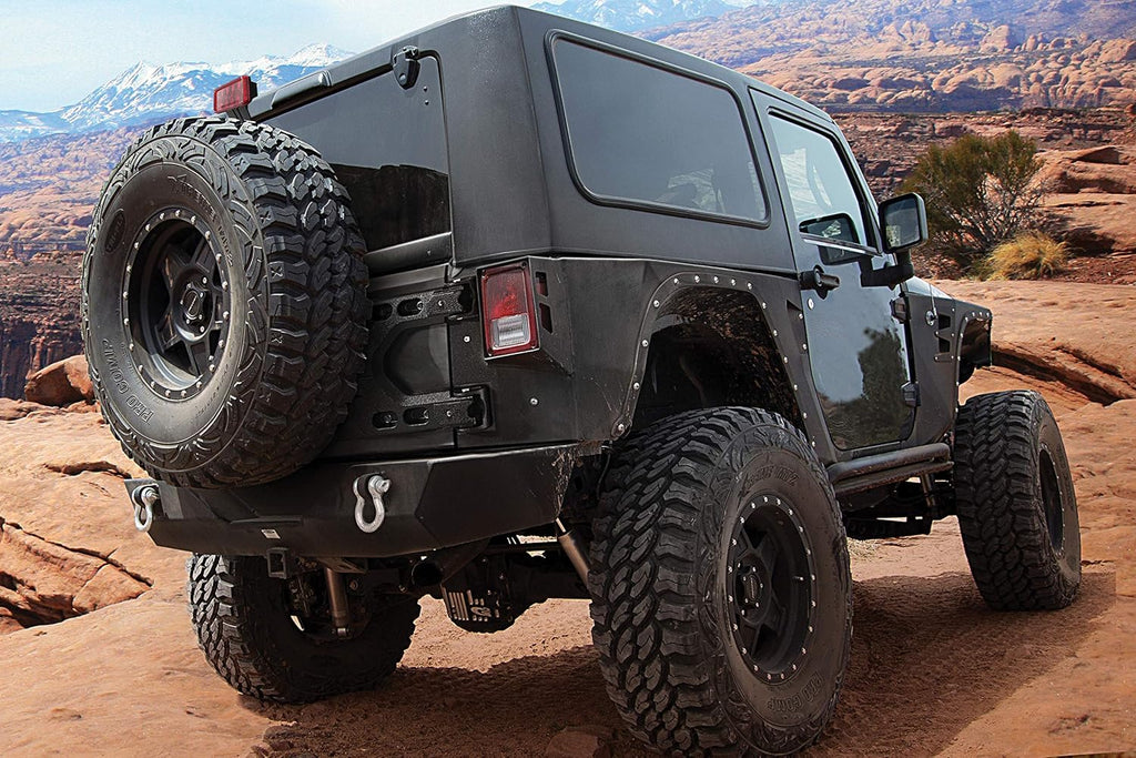 Black Oversize Tire Carrier K963