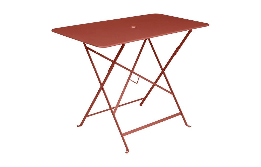 Red Ochre Metal Bistro Table T609