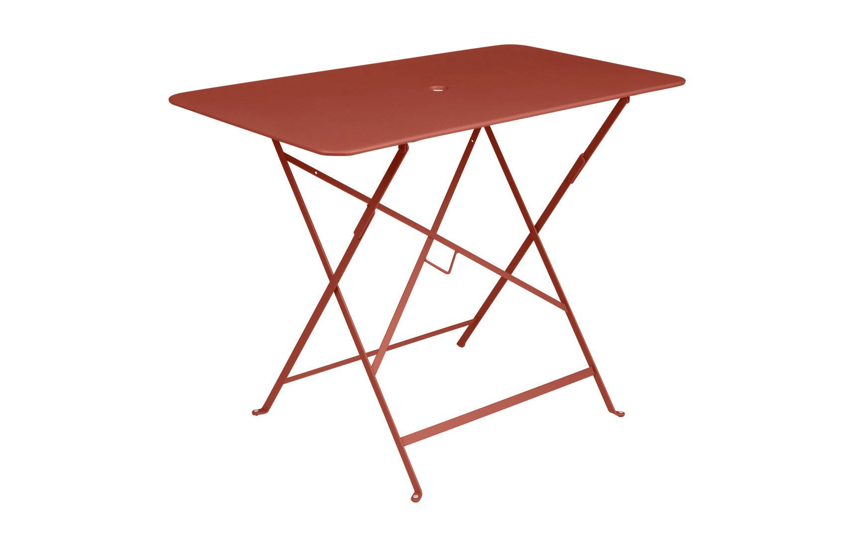Red Ochre Metal Bistro Table T609