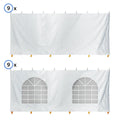 White Sidewall Kit for 8 ft Sides, 60 ft x 120 ft Q2006