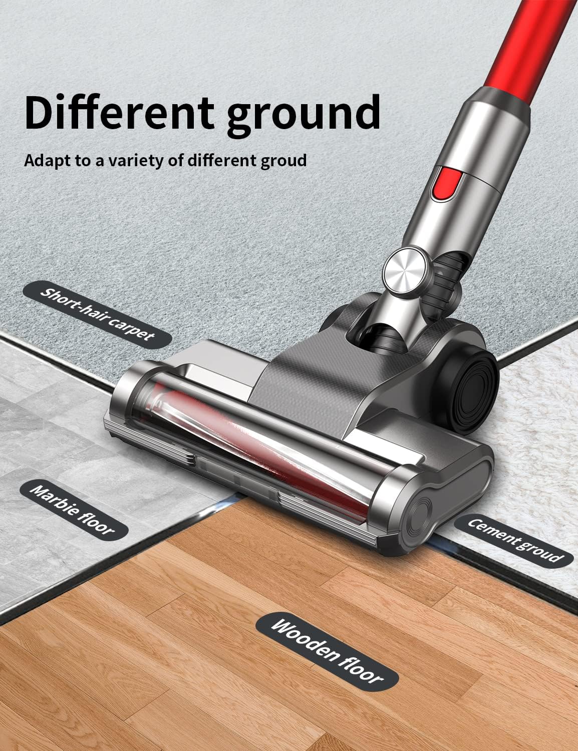 Cordless Stick Vacuum, 25Kpa 4-in-1 Lightweight, 40min Runtime, 250W Brushless Motor B35408