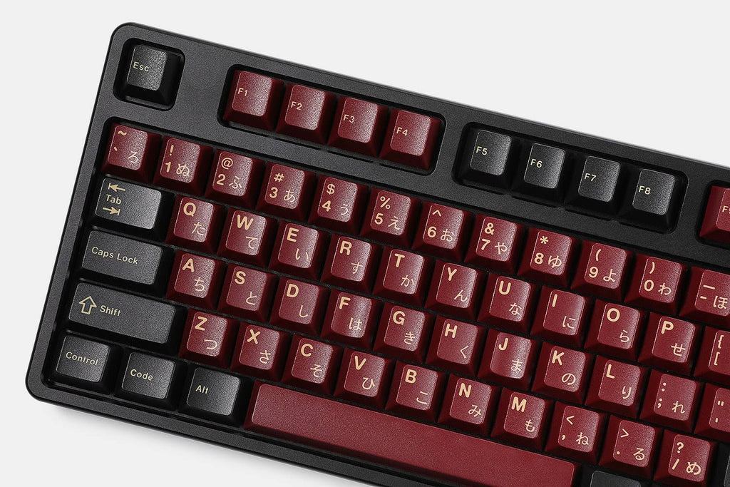 RedSuns GMK Red Samurai Keycap Set 65% 75key Kit R73889