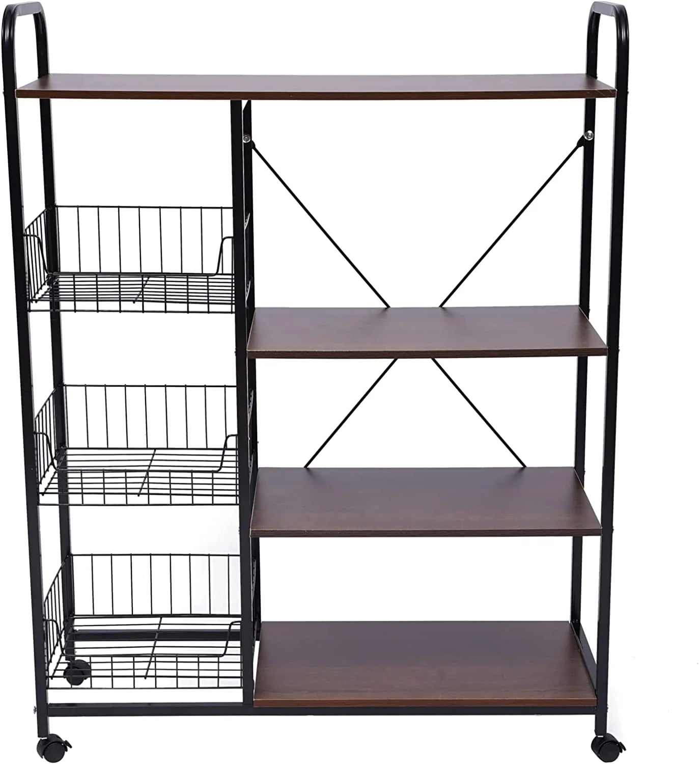Industrial Microwave Oven Stand with Storage Shelf O7334