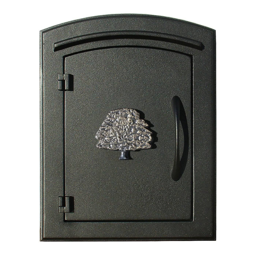 Black Column Mount Mailbox M90191