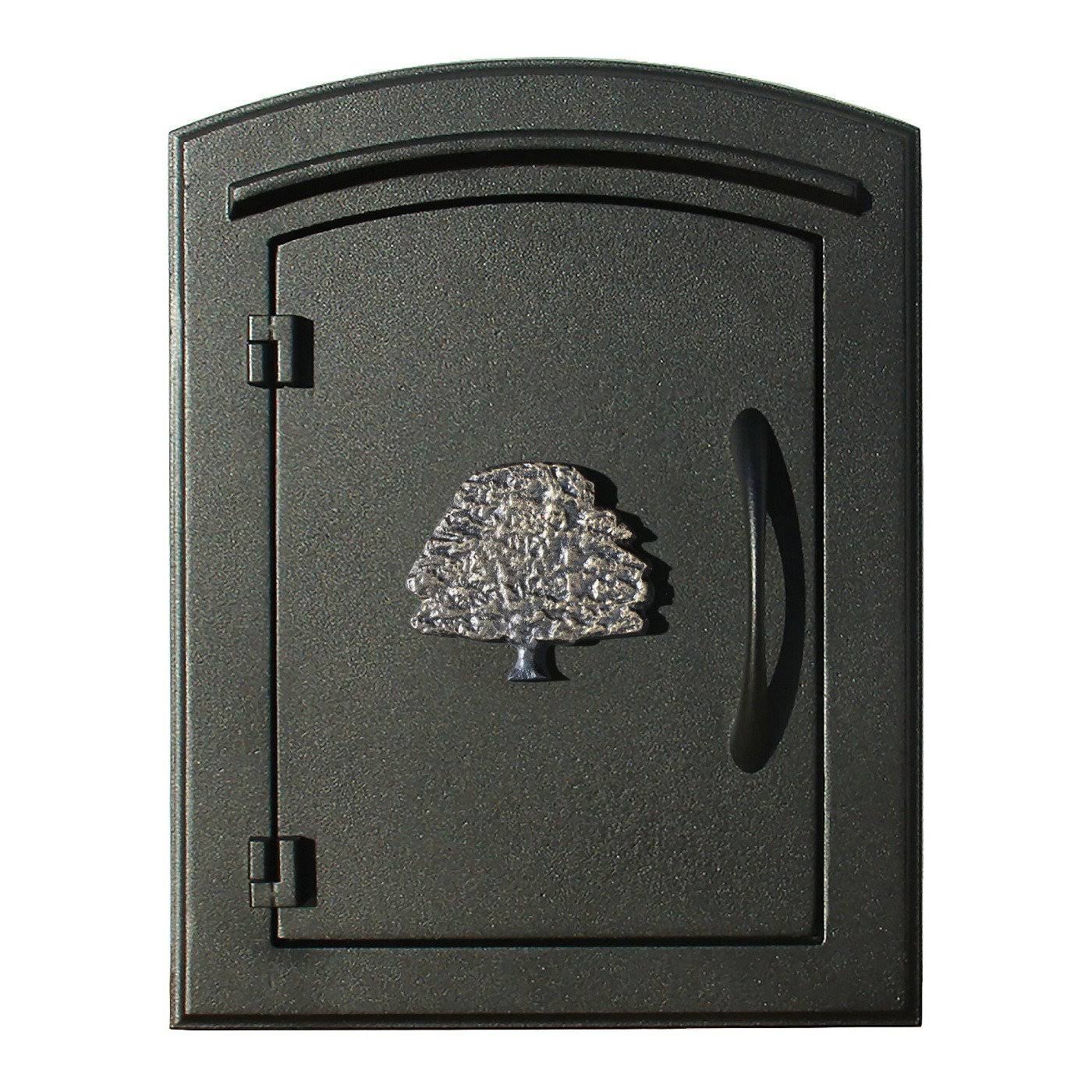 Black Column Mount Mailbox M90191