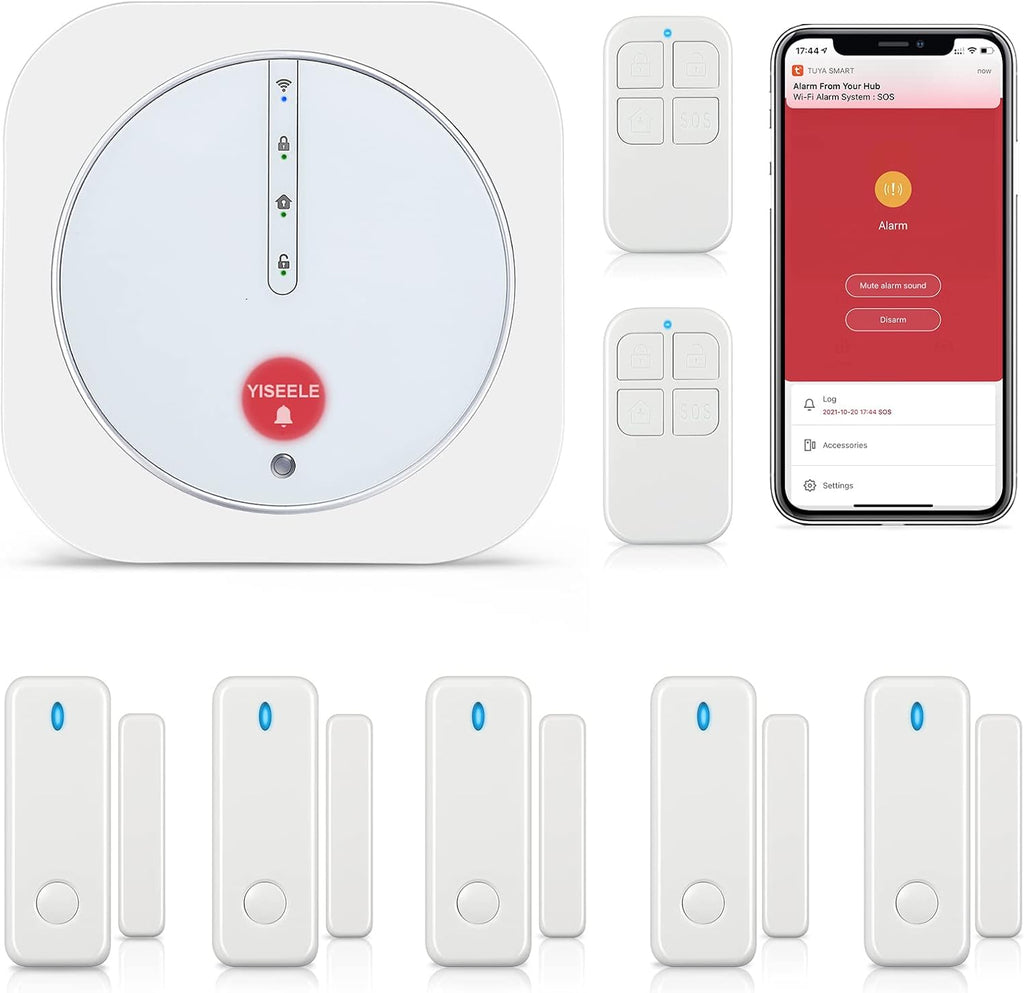 Wireless 9-Piece Home Security System with WiFi Z651335